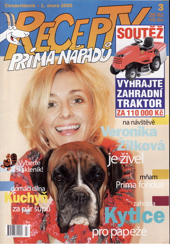 Časopis Recepty Prima nápadů 2005/02/01 Veronika Žilková