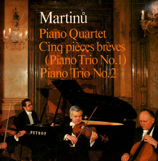 LP Bohuslav Martinů, Piano Quartet, 1984